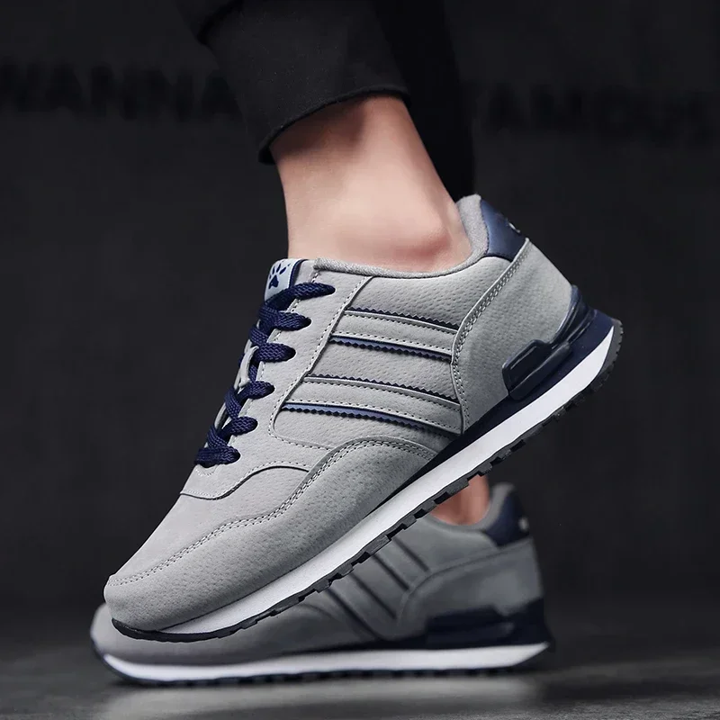 Crossfit Hard - High Quality Men's Sneakers Leather Casual