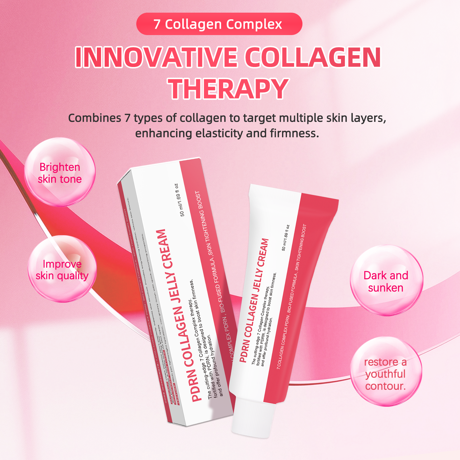 Crossfit Lifting - PDRN Collagen Jelly Cream Anti-wrinkle Firms