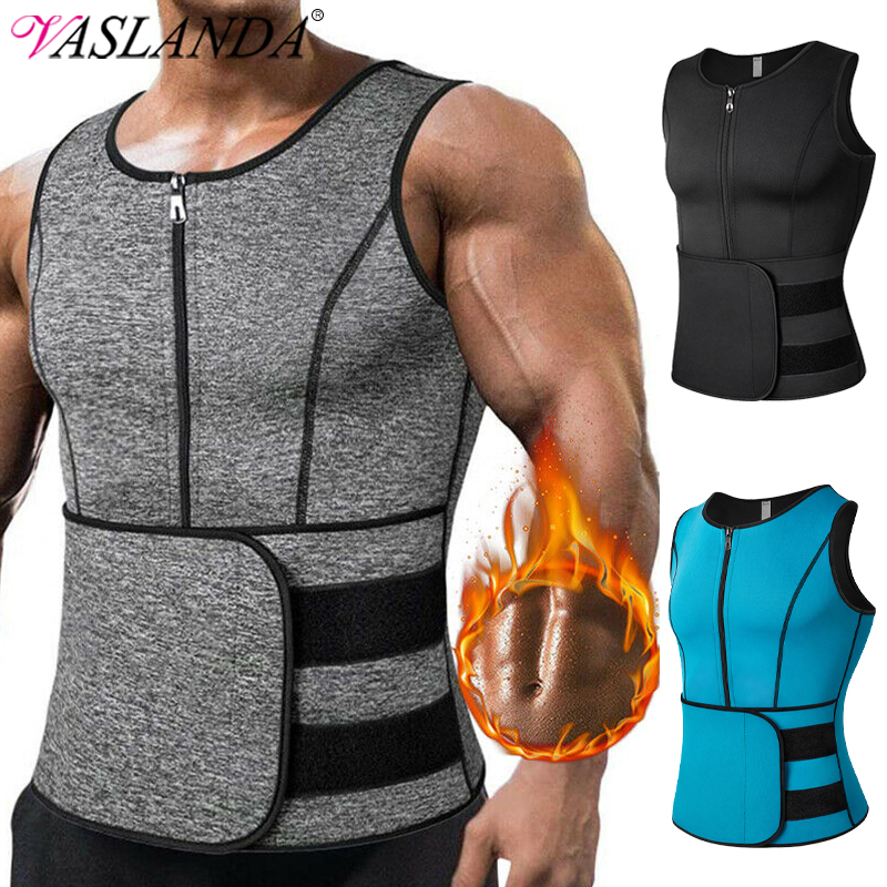 Men Neoprene Sauna Sweat Vest  - Crossfit Weight Vest avaliação e preço