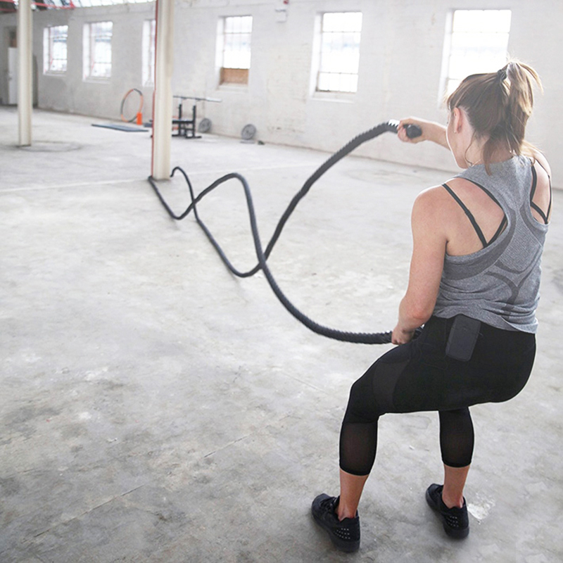 9M/12M/15M Fitness Battle Rope - Crossfit No Equipment Workouts avaliação e preço
