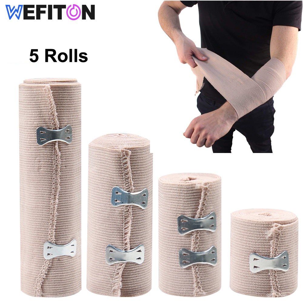 5Rolls Elastic Compression Ban - Wrist Wrap Support avaliação e preço