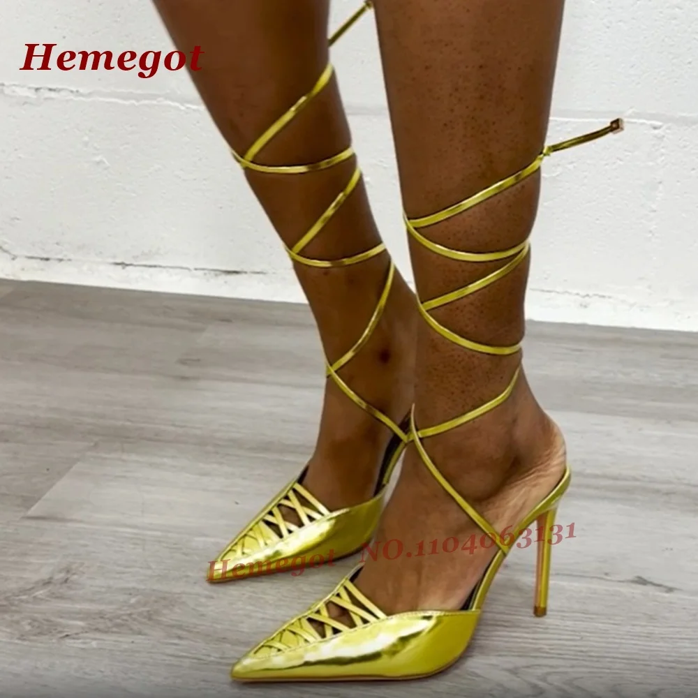 Patent Leather Cut Out Sandals - Crossfit Outfit avaliação e preço