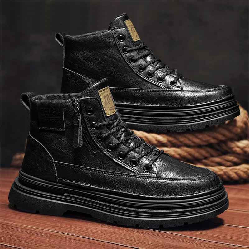Men's high top boots new casua - Crossfit Outdoor avaliação e preço