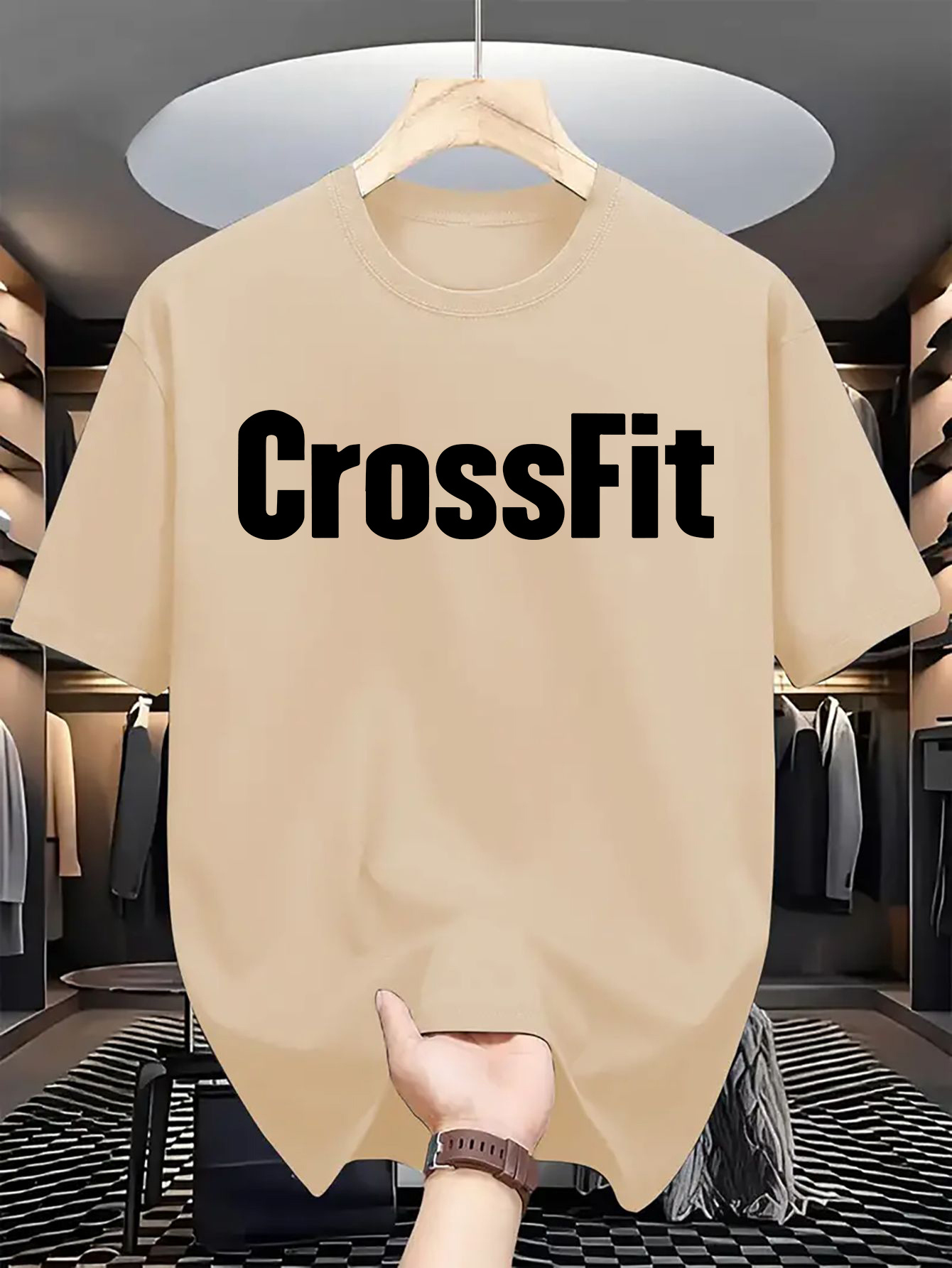 Men's Summer 100% Cotton Casua - Crossfit Mayhem avaliação e preço