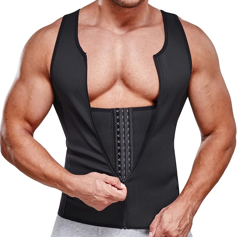 Qtree Men's Slimming Sauna Tan - Crossfit Weight Vest avaliação e preço