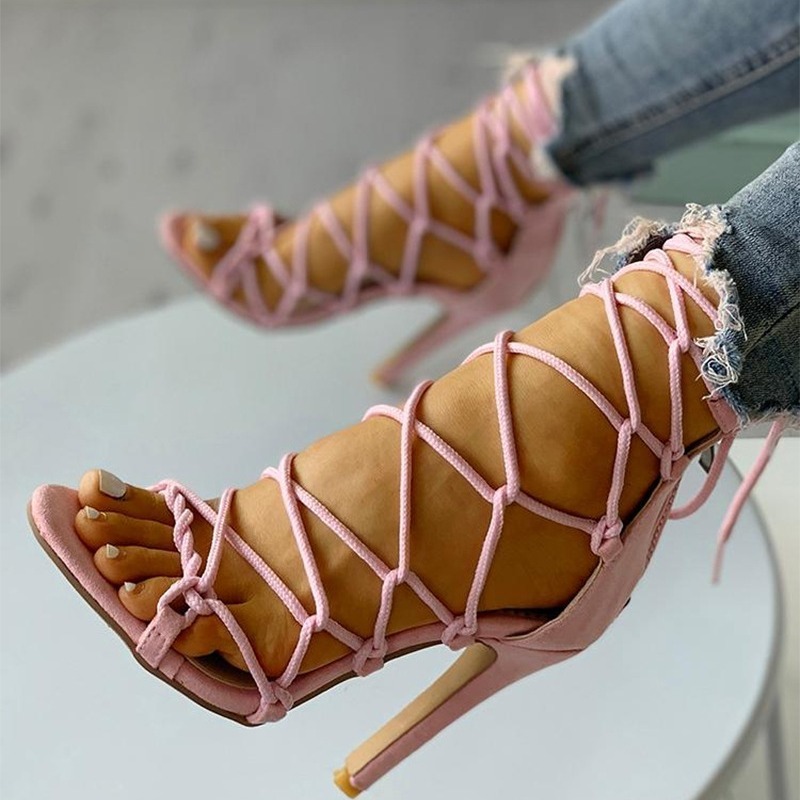 2026 New Summer High Heel Sand - Crossfit Outfit avaliação e preço
