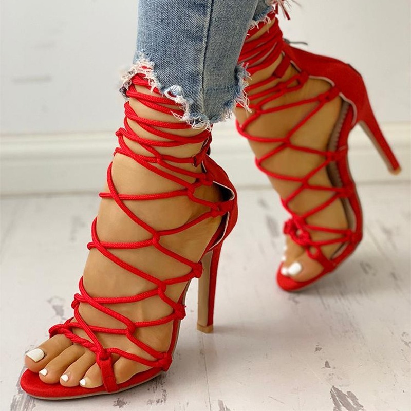 2026 New Summer High Heel Sand - Crossfit Outfit avaliação e preço