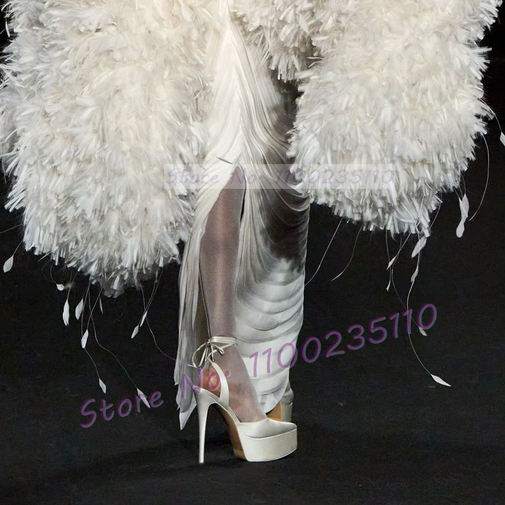 Pink Pointed Toe Platform Silk - Crossfit Outfit avaliação e preço