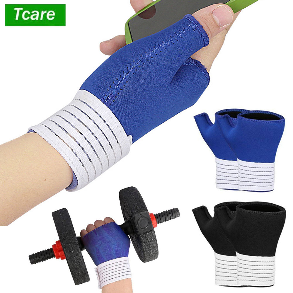 1Pair Elastic Wrist Support wi - Wrist Wrap Support avaliação e preço