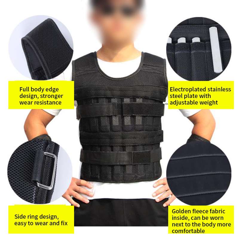 New 15/35KG Adjustable Loading - Crossfit Weight Vest avaliação e preço