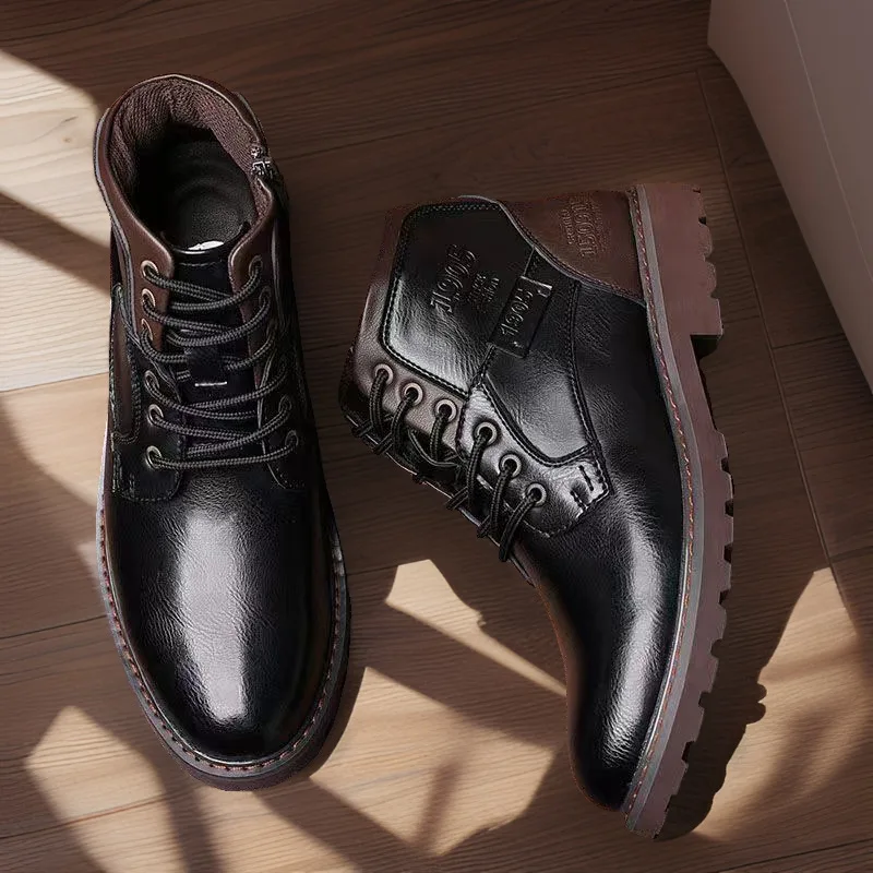 Handmade Men Boots Autumn Wint - Crossfit Outdoor avaliação e preço