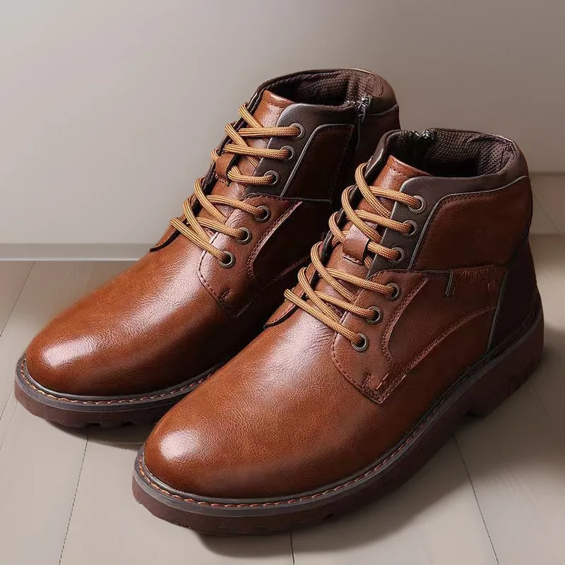 Handmade Men Boots Autumn Wint - Crossfit Outdoor avaliação e preço
